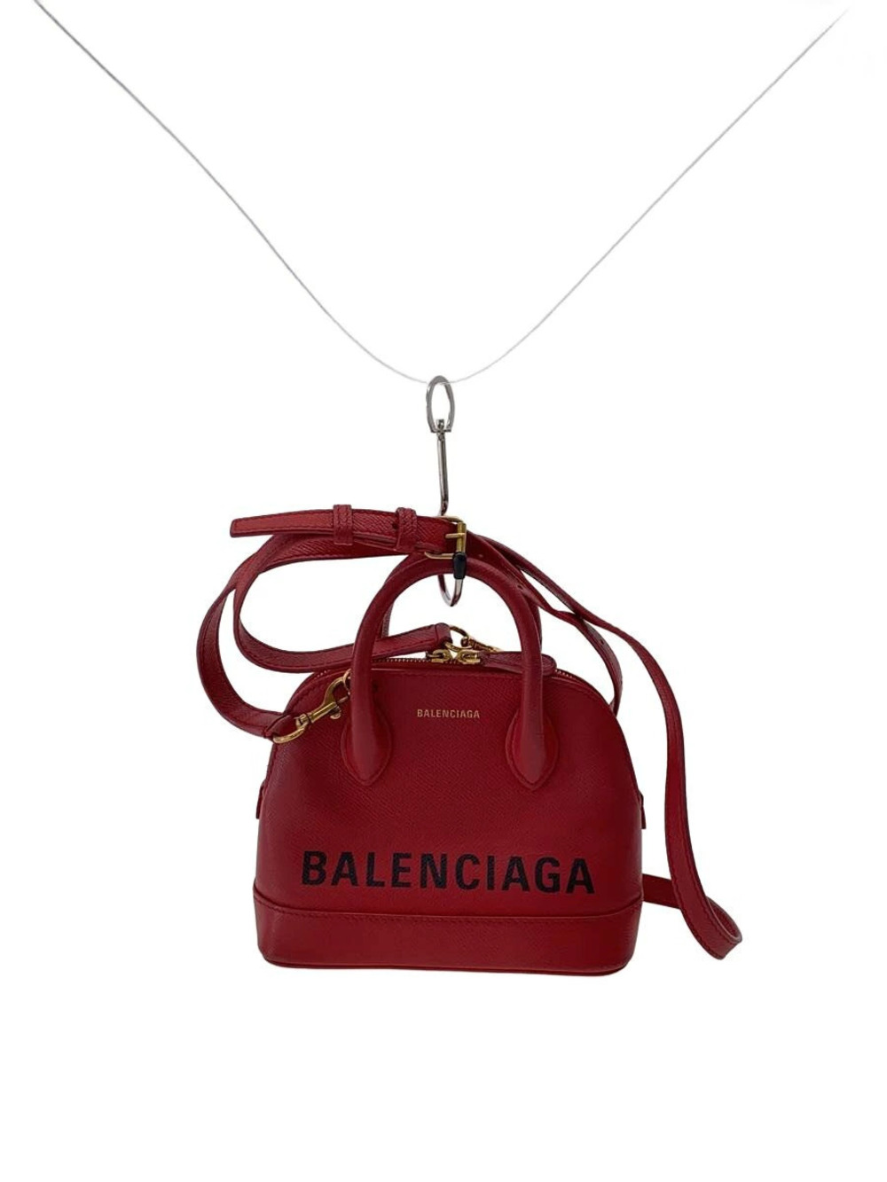Balenciaga Shoulder Bag Leather RED